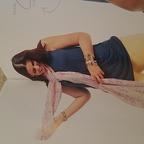 Cabi sleeveless crossover tee navy Sm - Picture 7 of 7